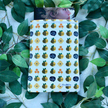Load image into Gallery viewer, Bee Happy Book Sleeve | Last Chance + Limited Edition