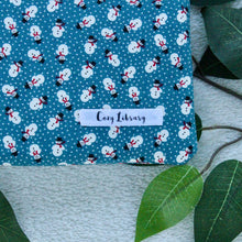 Load image into Gallery viewer, Snowman Parade (Blue) Book Sleeve | Limited Edition