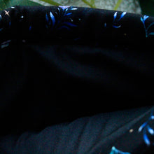 Load image into Gallery viewer, Shown is the black inlay fabric for Night Blooms.