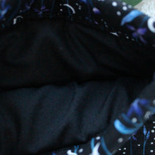 Load image into Gallery viewer, The black inlay fabric of Selene's Garden is being shown.