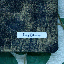 Load image into Gallery viewer, Charcoal Gold Dust Book Sleeve | Limited Edition + Last Chance
