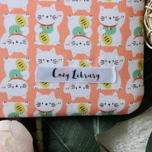 Load image into Gallery viewer, Lucky Cat Book Sleeve | Limited Edition
